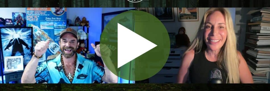 Ryan “RPG” Golembeske speaking live during an Explorer Society Q&A about Bigfoot and the paranormal